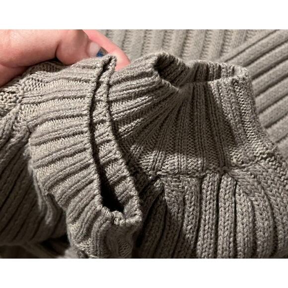 Urban Outfitters Oversized Turtleneck Sweater Dress Tunic Size S Gray Taupe Cozy - Picture 4 of 6